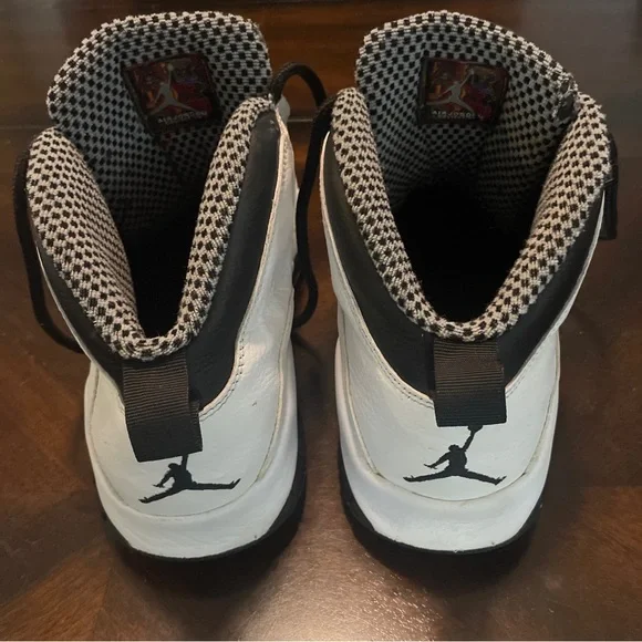 Nike Mens Air Jordan 10 Steel 310805-103 White Basketball Sneakers Size 10.5 - Picture 5 of 8